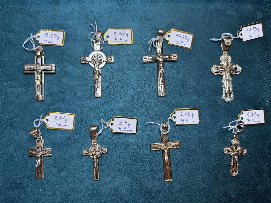 Zawieszki zlote, krzyzyki duze krzyze zloto 585 14k