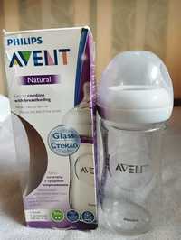 Стеклянная бутылочка avent 240ml