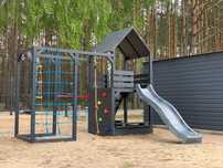 Plac zabaw - Zosia - Małpi gaj - Zjeżdżalnia - Domek