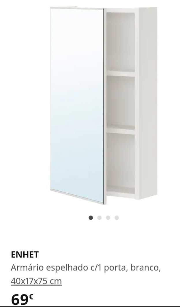 Espelho casa de banho Ikea