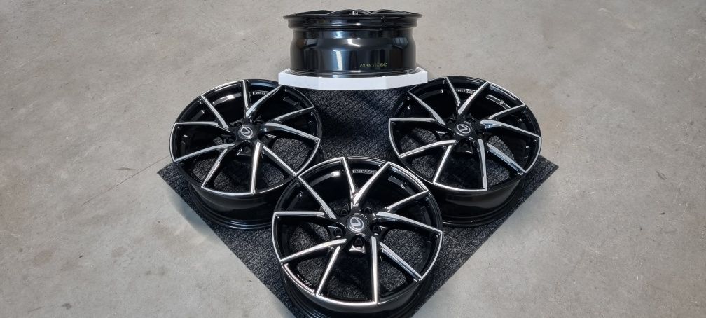 Lexus UX 18" Felgi Alu Nowe 5x114,3 ES IS GS NX RC RX  Czarny / Poler