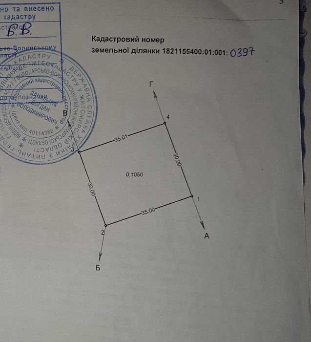 Земельна ділянка під будівництво