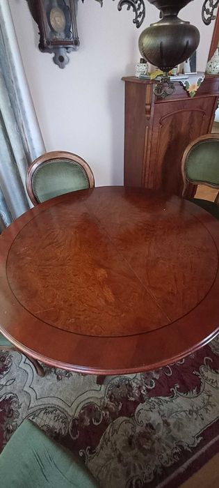 Stół i 6 krzeseł w stylu Ludwika