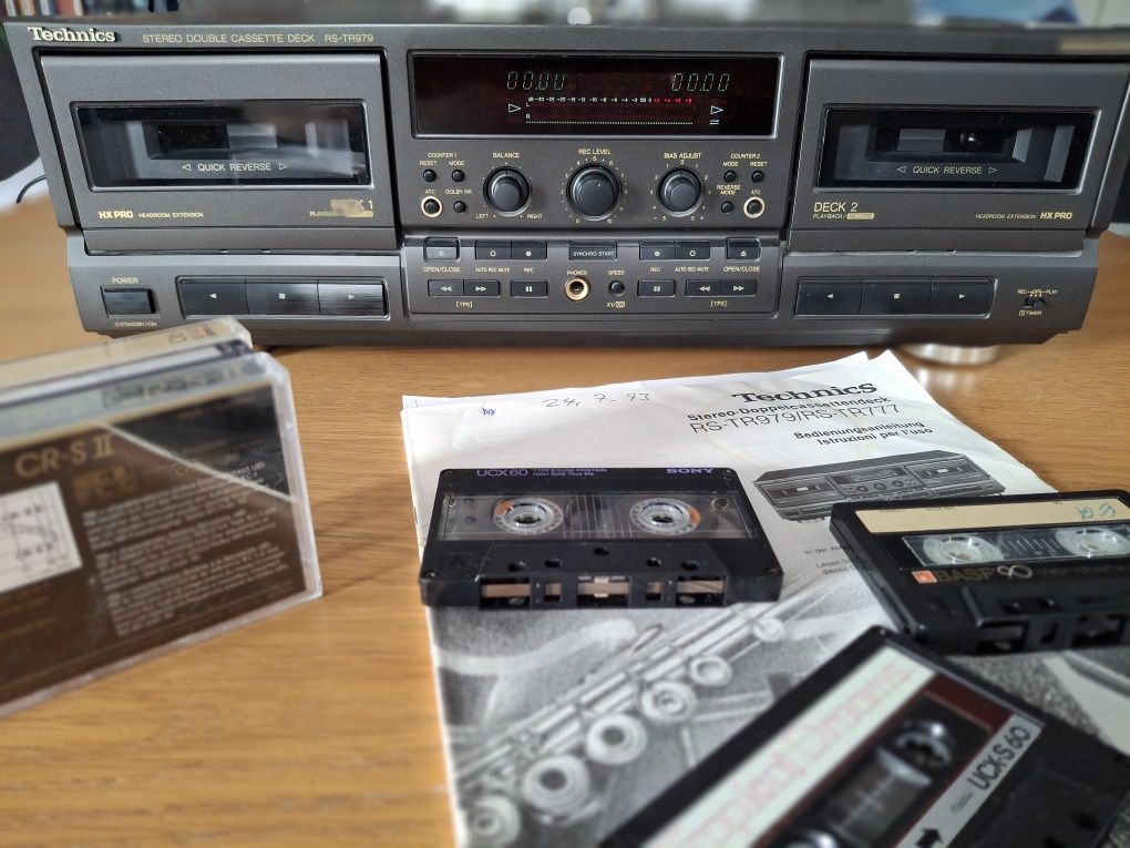 Technics RS-TR979 jak nowy magnetofon