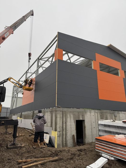 Сэндвич панели монтаж.наборной сендвич панели Профнастил.монтаж