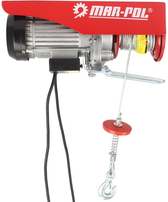 Wyciągarka wciągarka elektryczna linowa 400/800kg 1300W M80791 NOWA