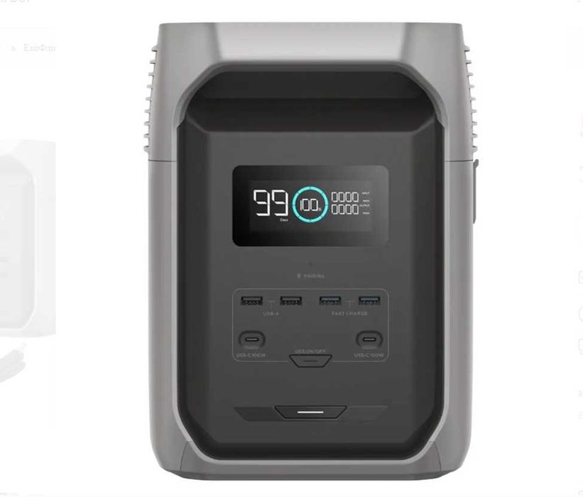 Зарядна станція EcoFlow DELTA 3 нова європейська запакована