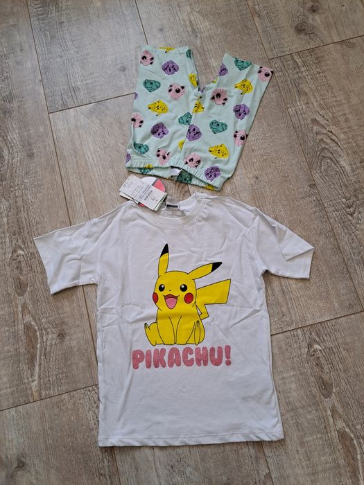 Piżama letnia dziewczęca - Pikachu, Pokemon - rozm 116