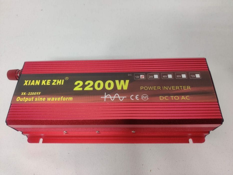 Inversor - Conversor 1100W/2200W * [Onda Pura] * [12V - 220V]