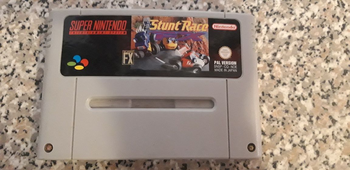 Jogo Stunt Race Super Nintendo