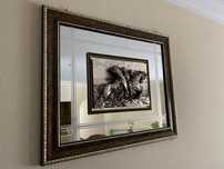 Quadro de vidro para sala