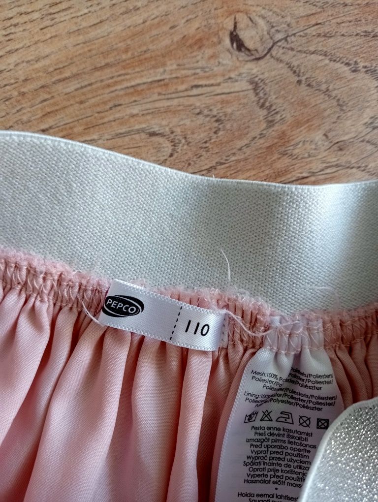 Spódnica spódniczka tiulowa brokat r 110