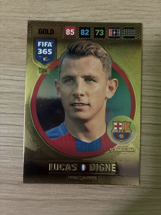 Karty pilkarskie Gold panini 365