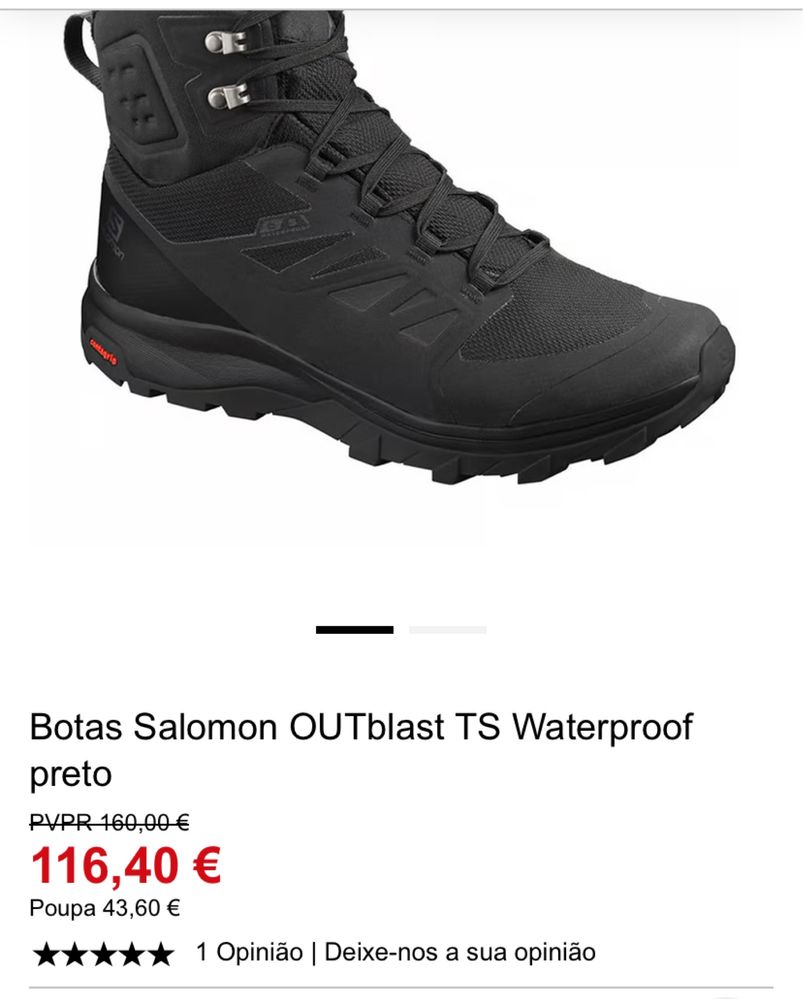 Botas Salomon outblast 45/46