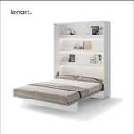 Połkotapczan Lenart Bed Concept BC 12 pionowy 160/200 biały połysk