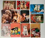 Calendários Antigos - Cães e Gatos (preço unitário)