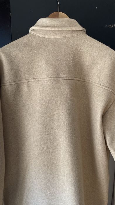 Casaco camisa de Lã