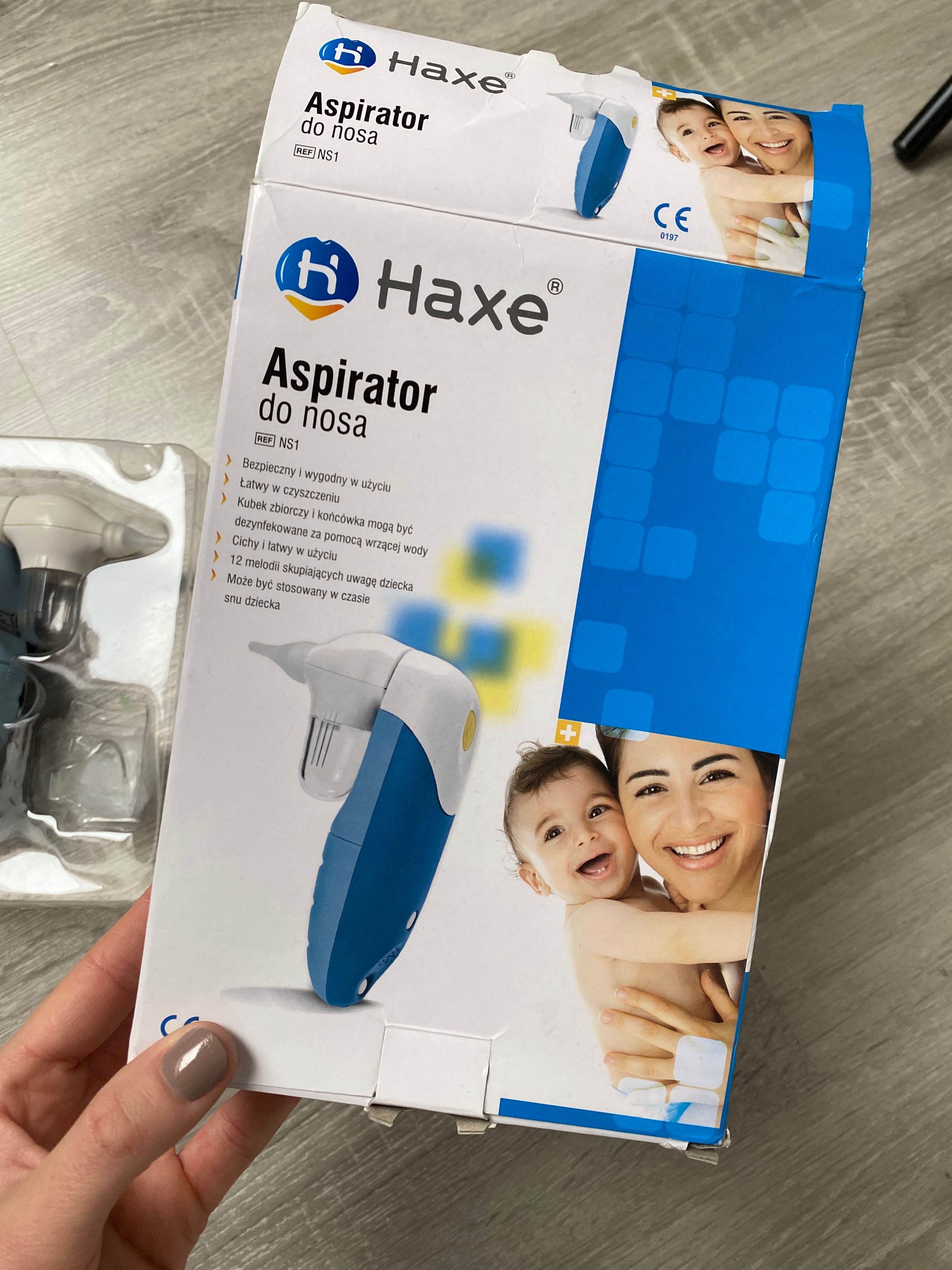 Aspirator elektryczny do nosa Haxe