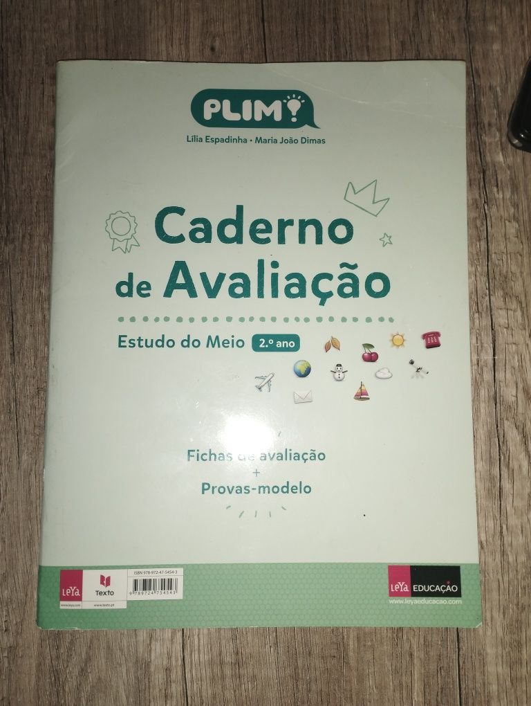 Livro de fichas Plim Estudo do Meio 2.° ano