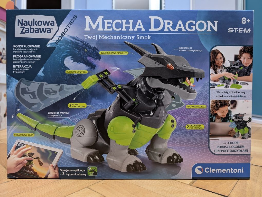 Smok robot. Mecha Dragon 8+