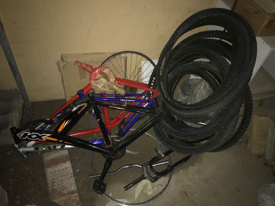 Peças de bike usadas