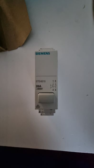 Przycisk modułowy siemens 20a 1Z 1R 5TE4810