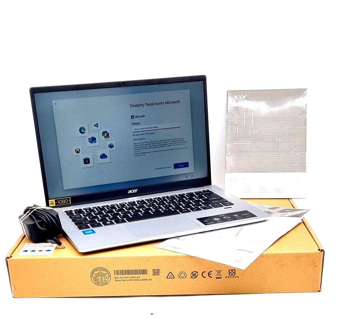 Laptop Acer Swift 1SF114-34-C5J1 SSD 4/128GB WIN11 14". Stan BDB.