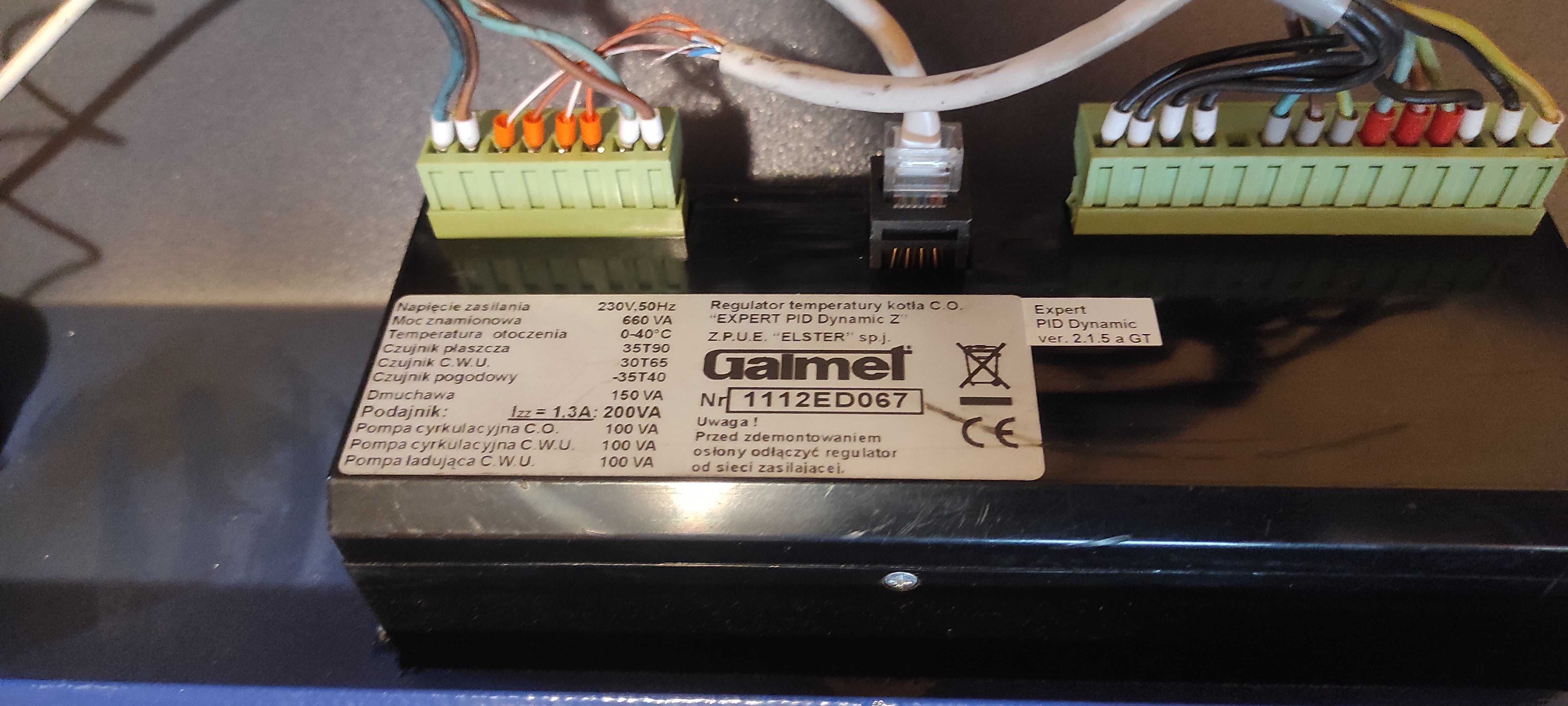 Panel sterowania pieca Galmet, sterownik Elster "EXPERT PID Dynamic Z"
