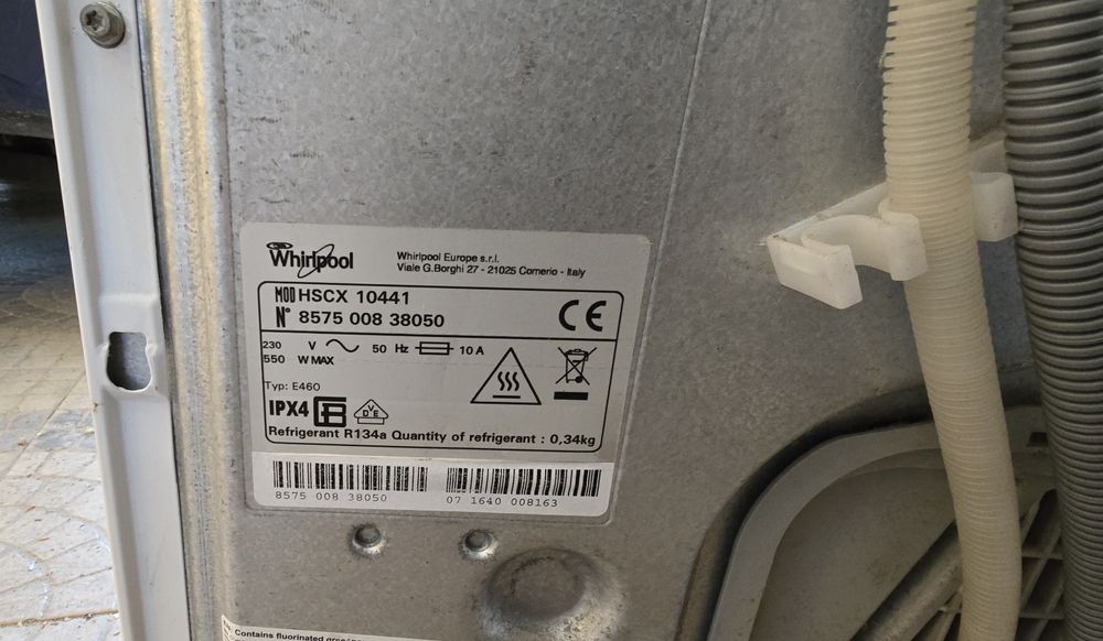 Máquina Secar 10kg Whirlpool Wi-Fi