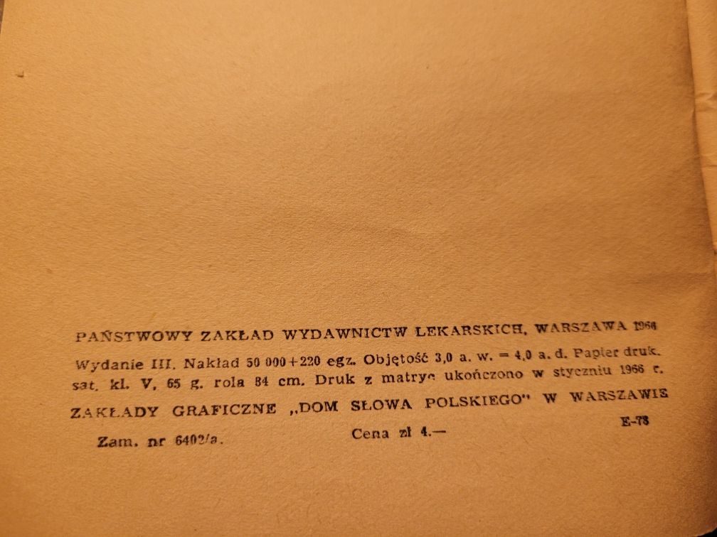 Maria Sadowska Reumatyzm czy artretyzm 1966 PZWL