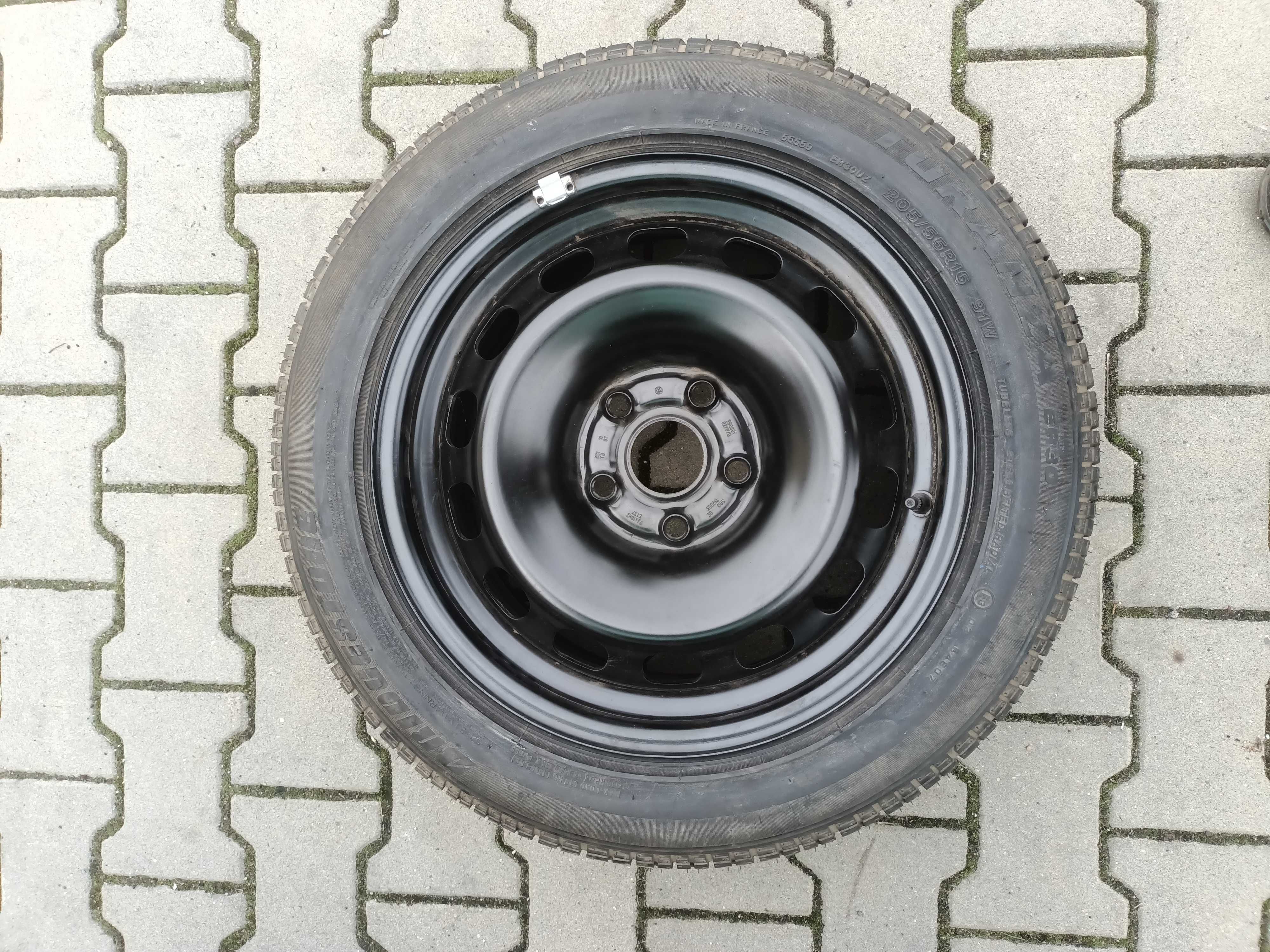 Koło zapasowe 16 cali VW Oryginalne 5x112