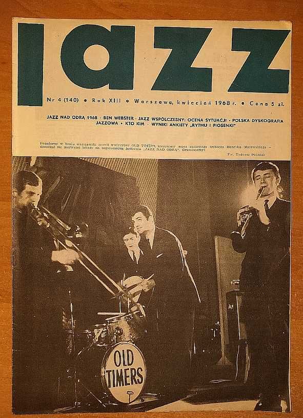 Czasopismo JAZZ  nr 4 (kwiecień) 1968
