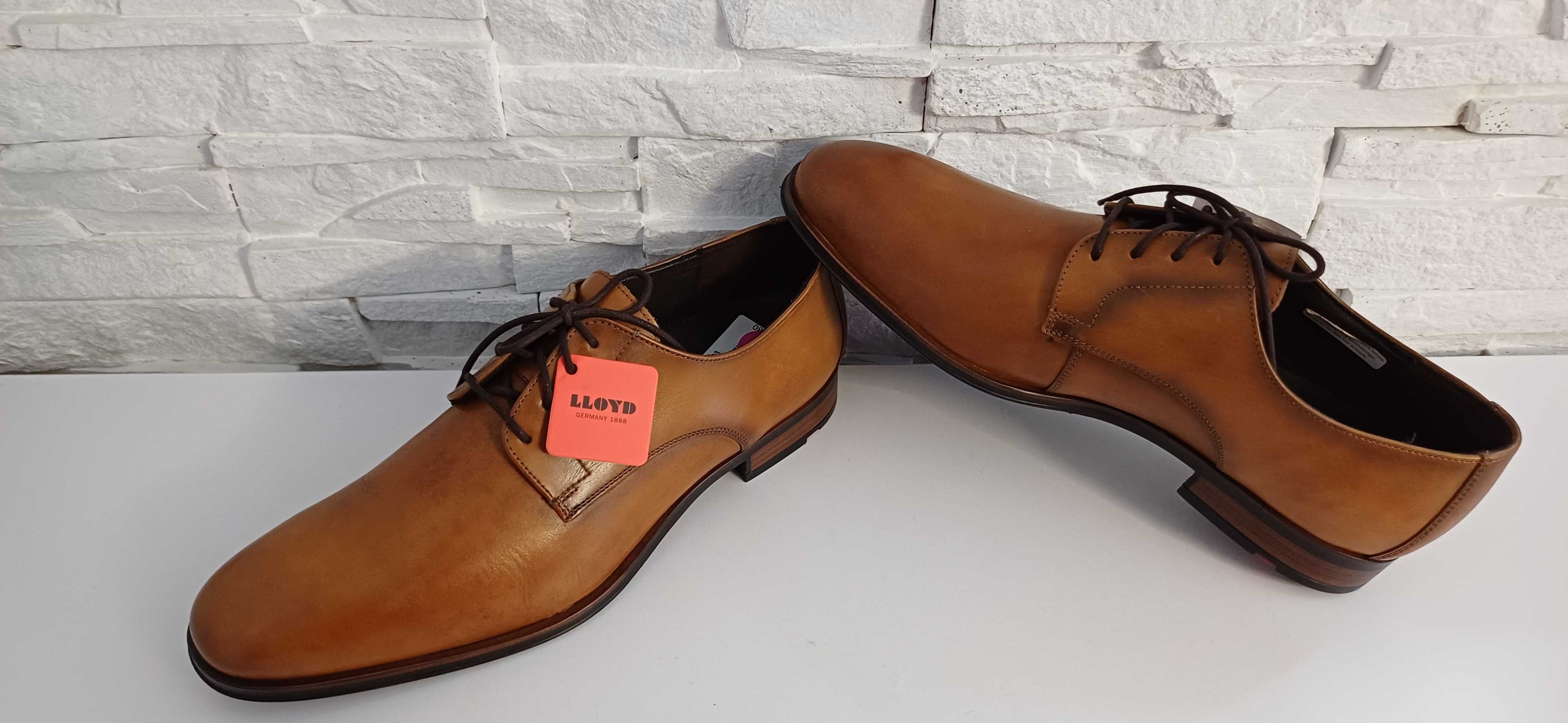 Buty wizytowe LLOYD roz.44,5 Uk.10,5 wkł.30 cm.