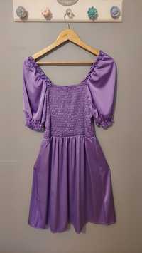 Fioletowa sukienka r. S