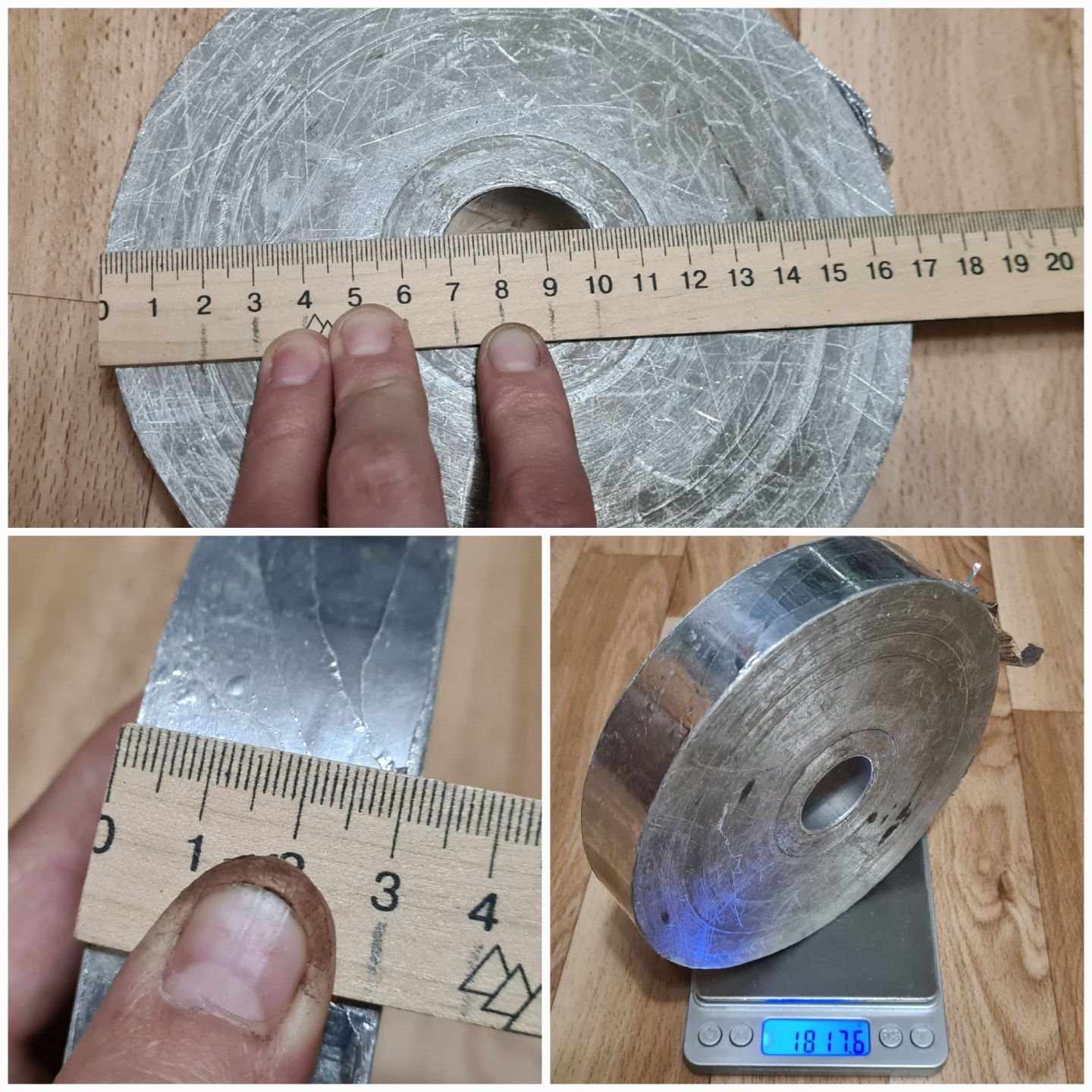Фольга Алюминиевая в Рулоне 32 мм. Толщина 1,8 кг. Для Теплоизоляции