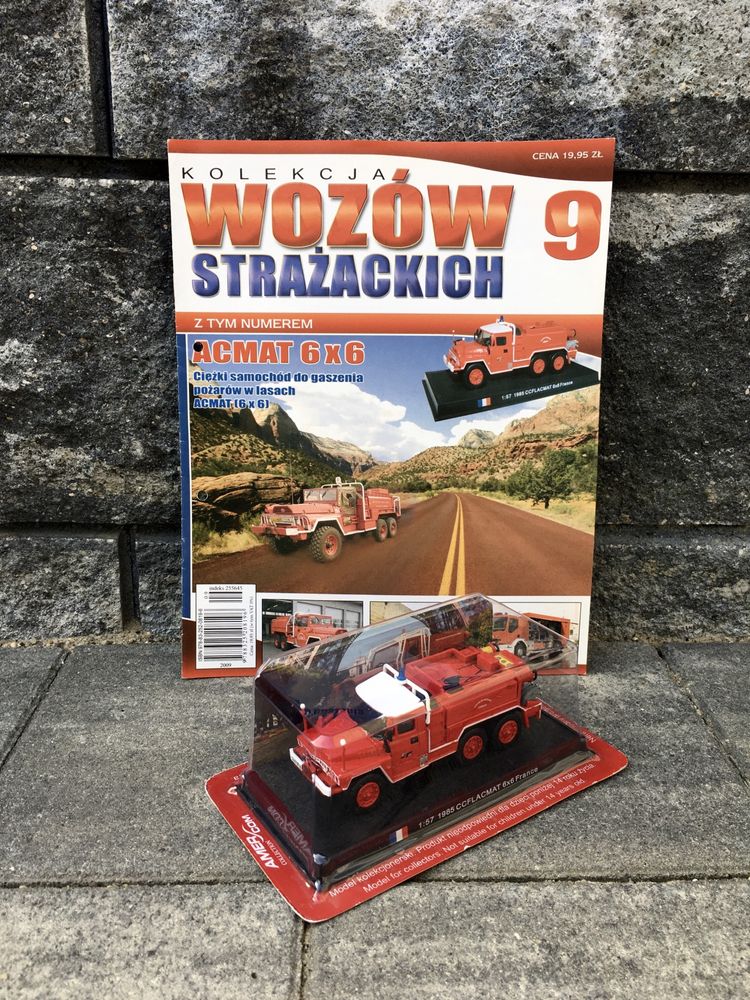 Czasopismo- ACMAT CCFL 6x6-wozy strażackie,auta PRL,straż pożarna