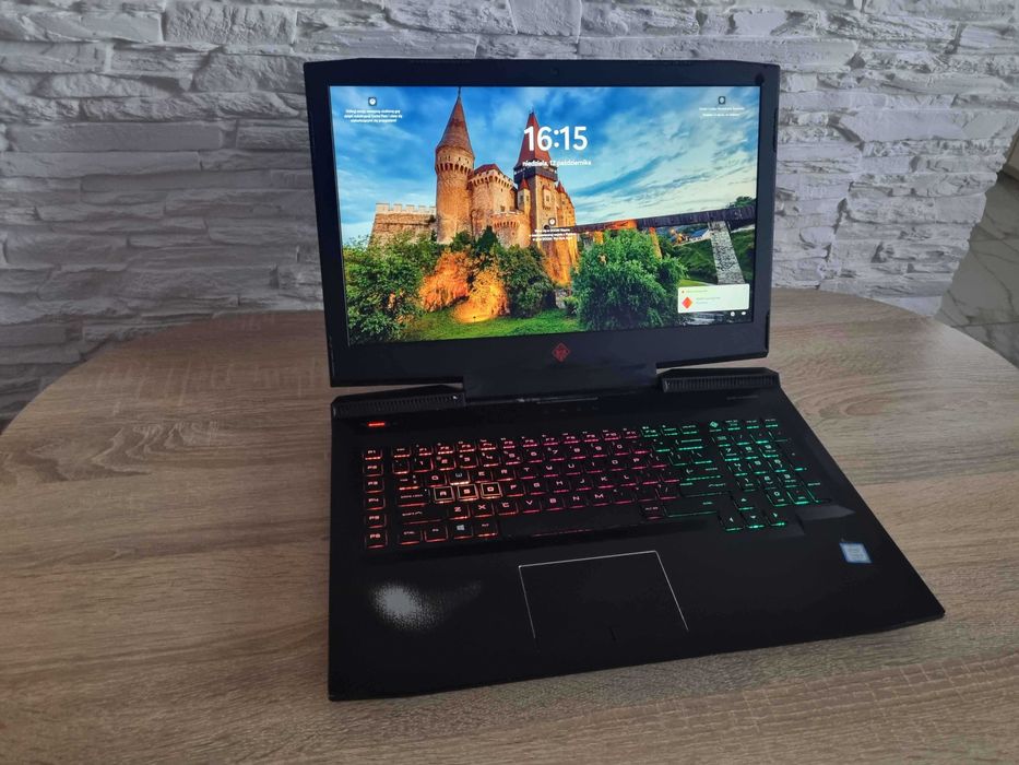 HP OMEN 17'' i5-8300H  GTX 1050  16GB RAM 500GB SSD nowa bateria