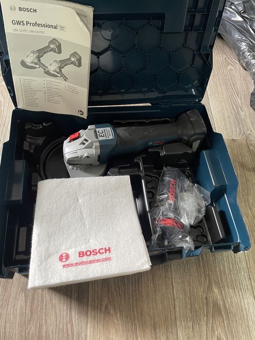 Бош болгарка на батареї електрична нова