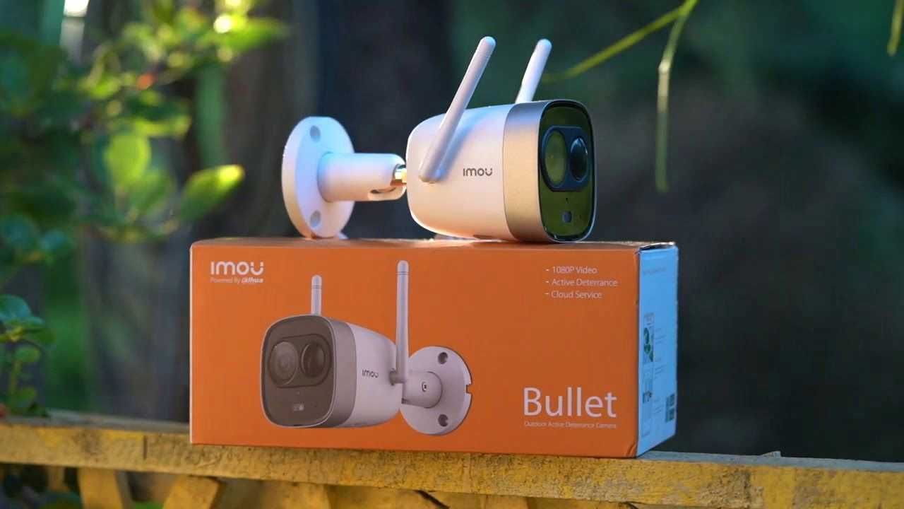 Wi-Fi IP-камера IMOU Bullet 2C 4MP(IPC-F42P) 2.8 мм + SD-карта 64Гб
