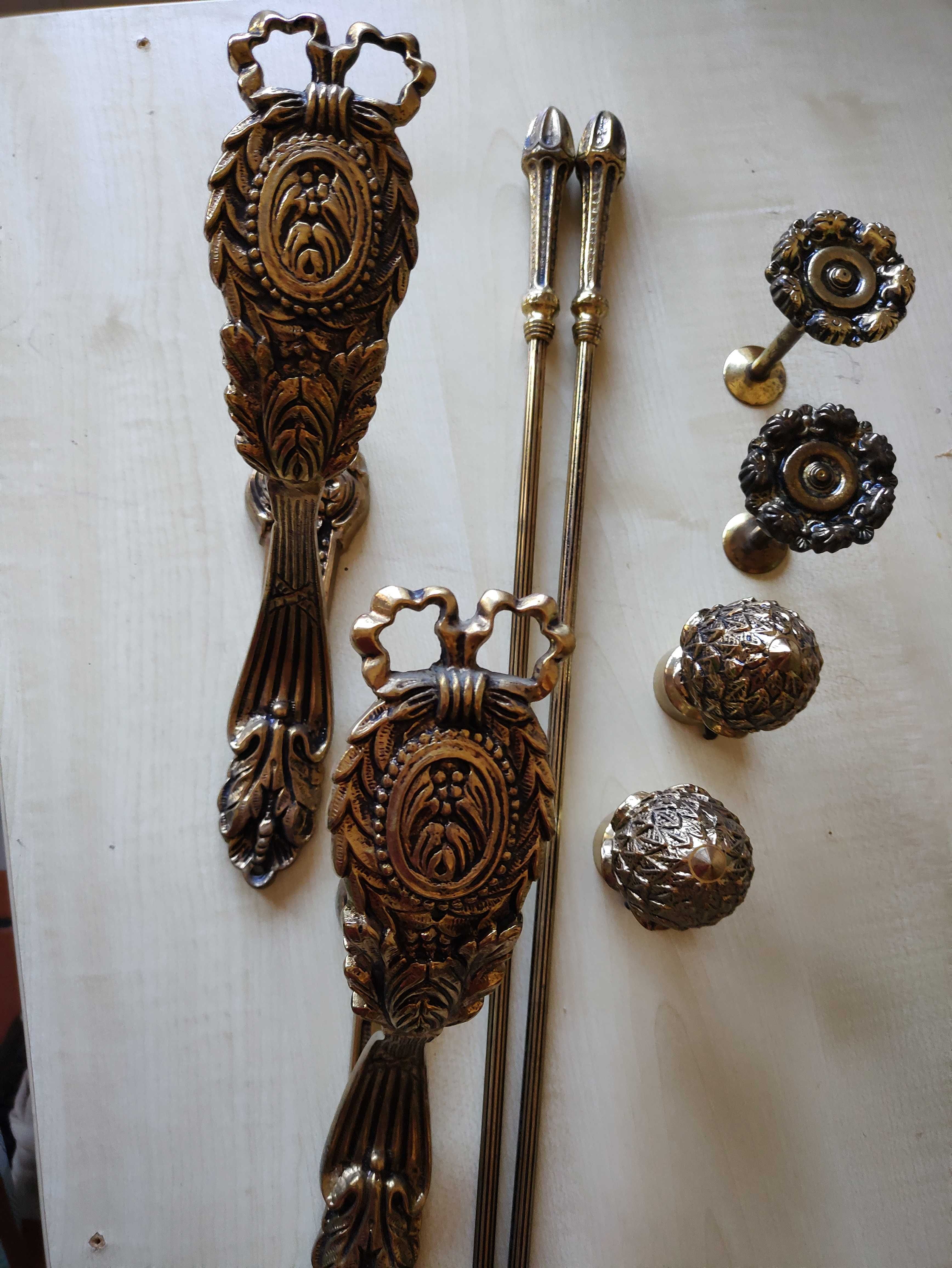 Varão cortinado sala + acessórios