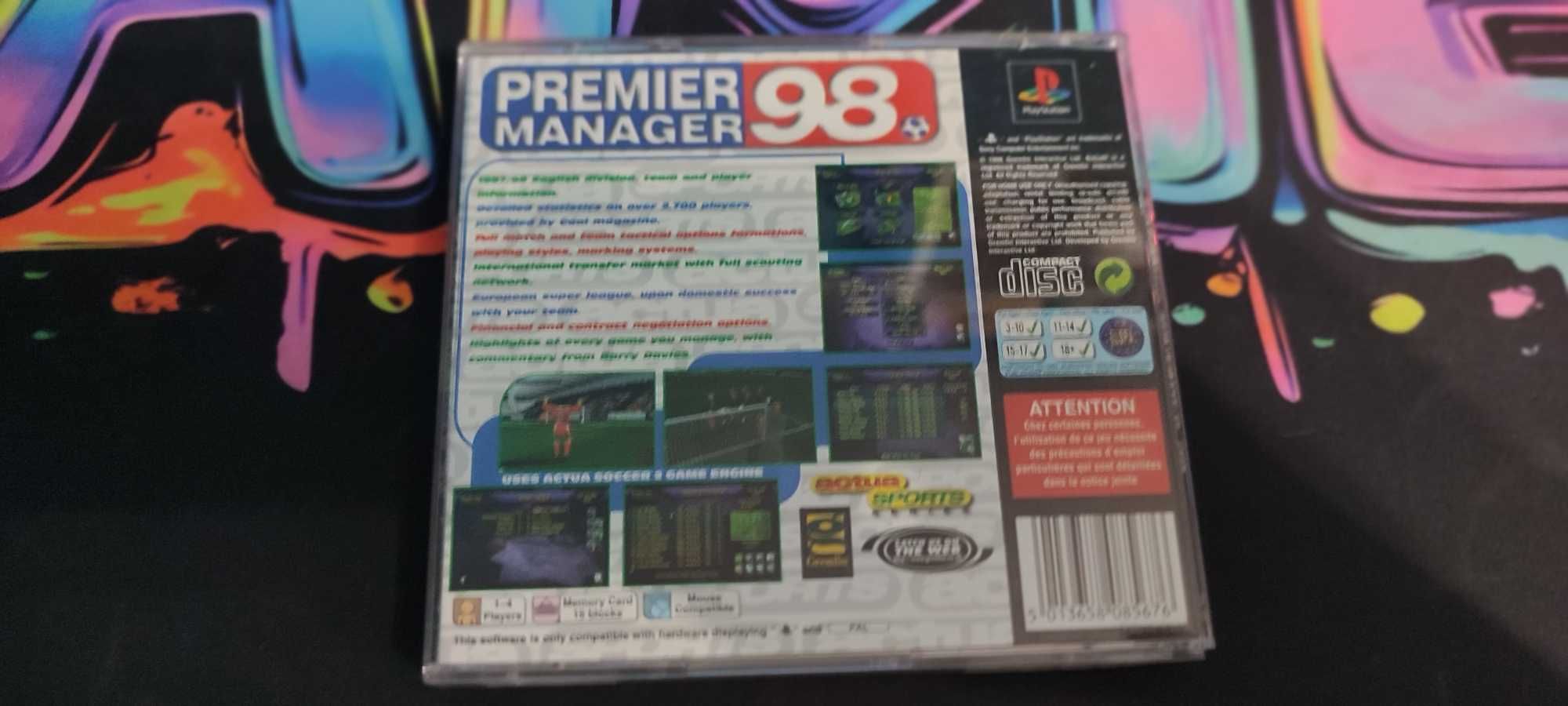 RETRO Premier Manager 98 PlayStation PSX PS1