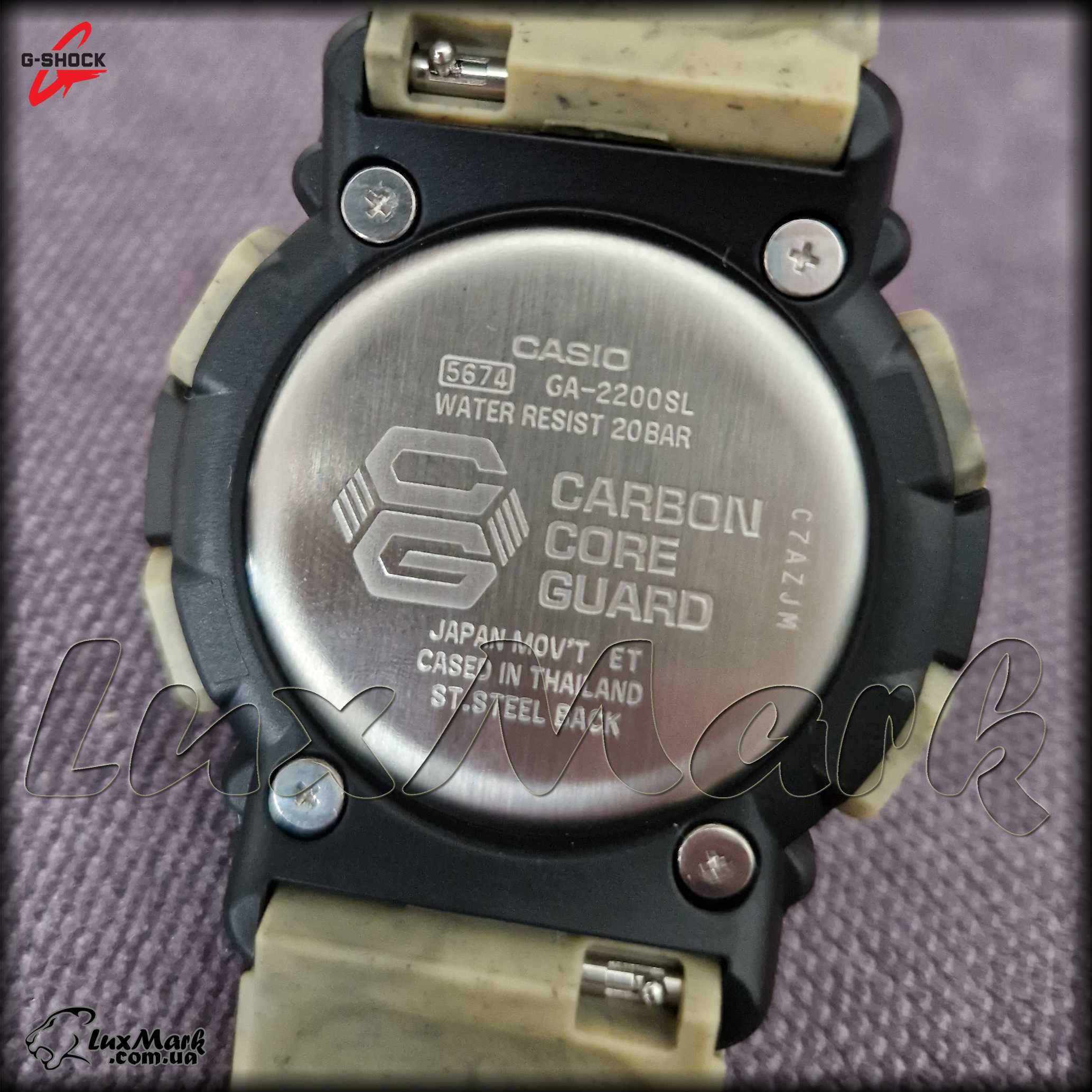 Годинник чоловічий Casio G-Shock GA-2200SL-5A Carbon Core Guard