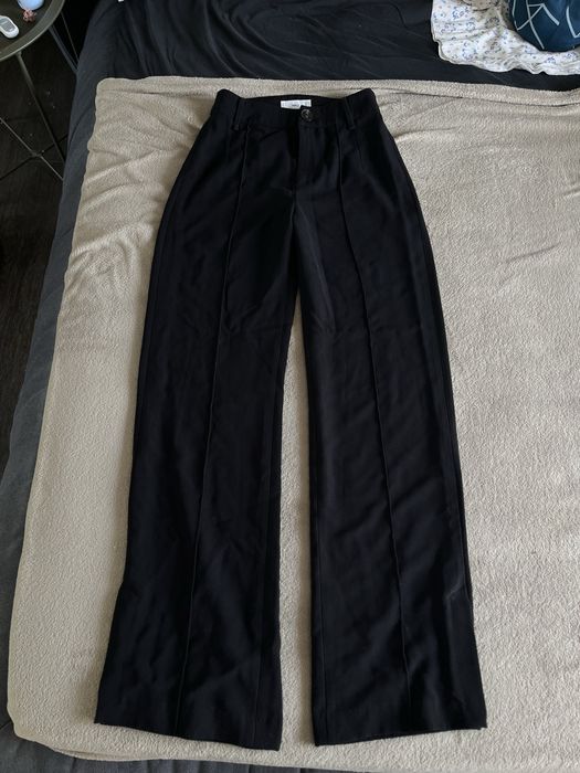 Штани mango широкі прямі