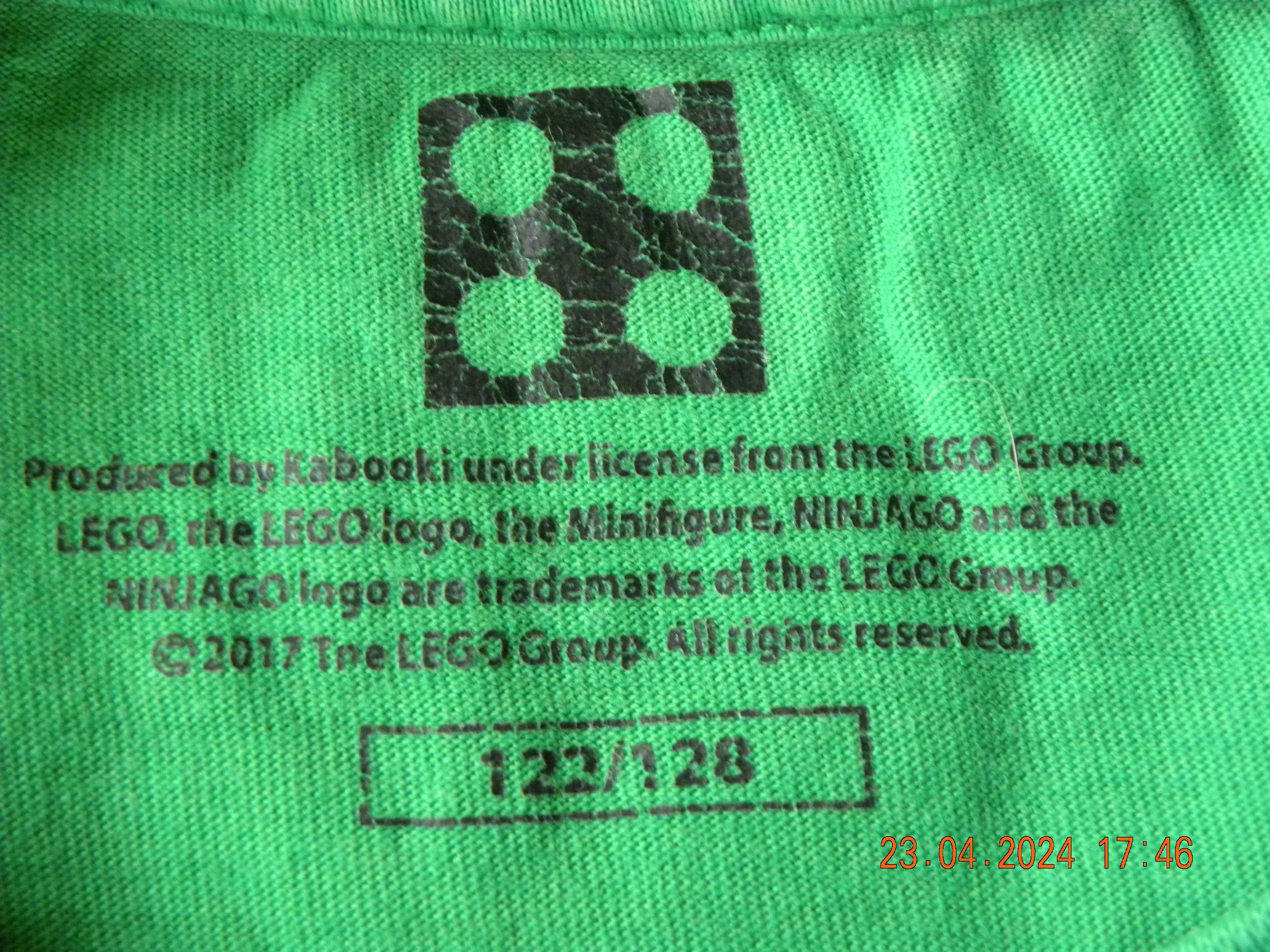 Koszulka t-shirt z długim rękawem Kabooki/Lego;  122- 128 cm