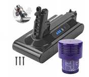 Bateria akumulator do odkurzacza dyson v10 25.2V 6000mAh z filtrem