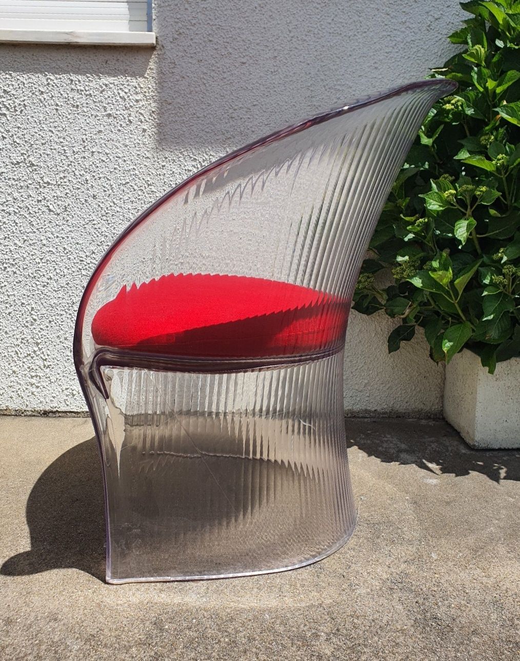 Magis - Pierre Paulin - Flower Low Chair Clear