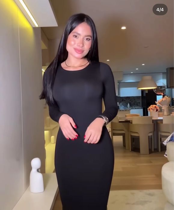 Чорна сукня максі розмір s-m