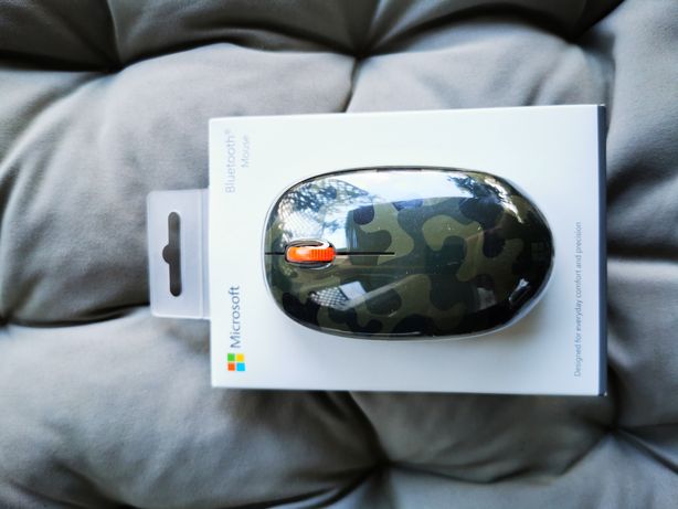 Mysz bezprzewodowa Microsoft Bluetooth Mouse Zielony (Forest camo)