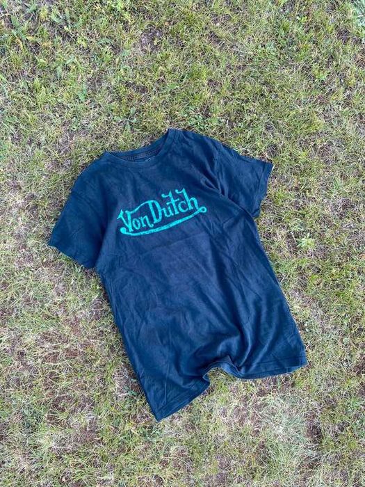 Koszulka damska Von Dutch swag Logo coquette girl L czarny