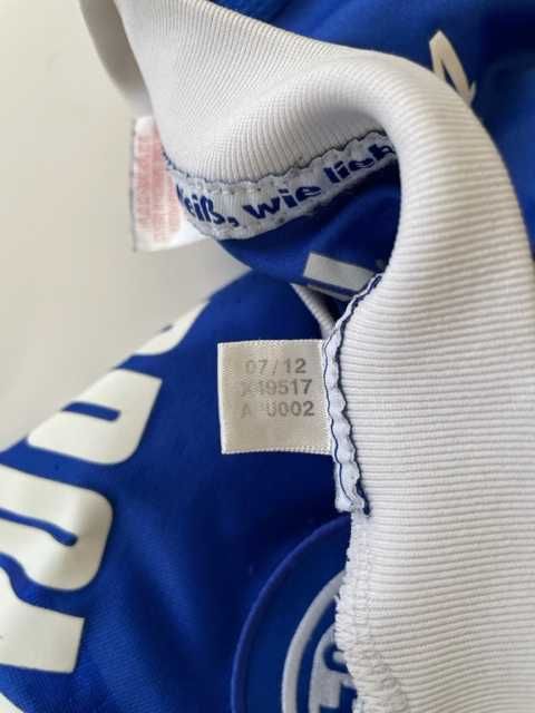 Koszulka piłkarska Schalke 04 #33 Nuestadter Adidas L młodzieżowa